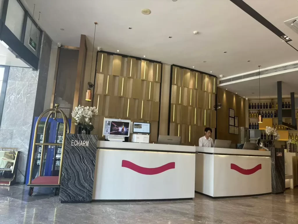 hotel self-service kiosk