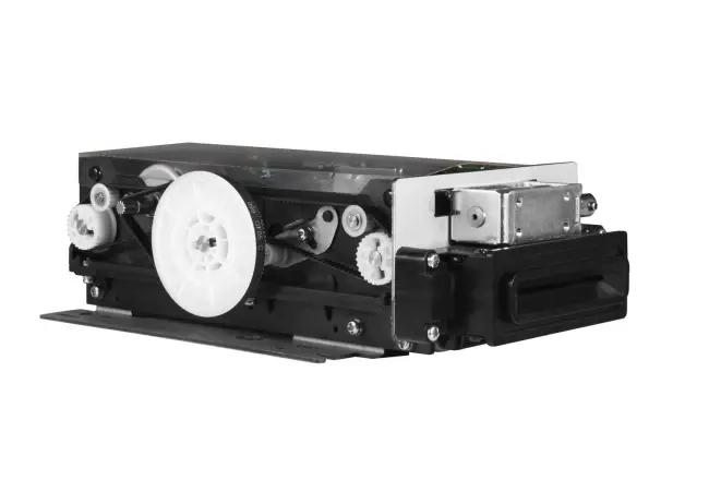 motorized card reader